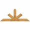 Ekena Millwork Saratoga Rough Sawn Timber Gable Bracket, Western Red Cedar, 72"W x 30"H x 6"D x 6"F, 10/12 Pitch GBW072X30X0606SAR00RWR - alternate 1